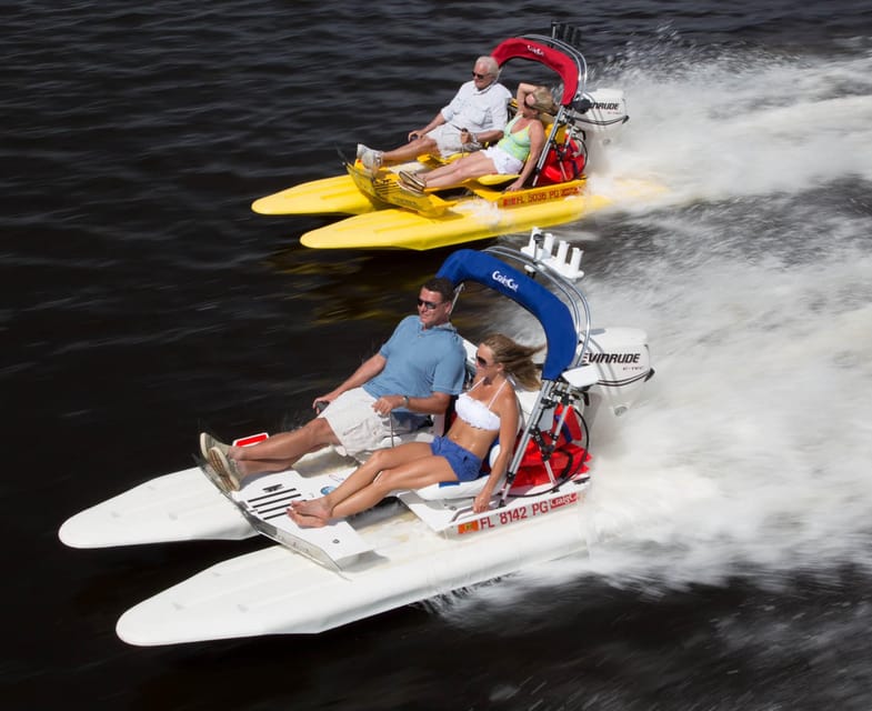 Sarasota: Island Adventures & Catamaran Speedboat Tour - Setting out from Centennial Park