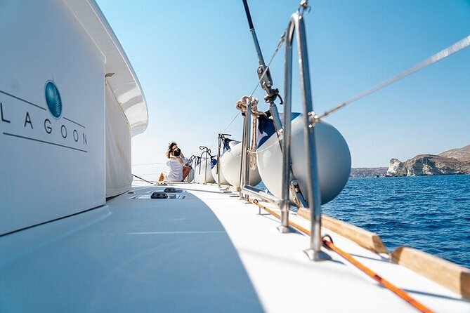 Semi Private Santorini Catamaran Tour - Two hours at Nea Kameni for swimming and snorkeling