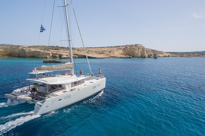 Shared Catamaran All inclusive-Day Cruise to Naxos or Paros - Setting off from Naxos at 10:00 am