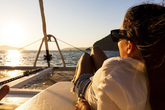 Shared Catamaran Romantic Sunset Cruise from Santorini via Volcano - Who will get the most from the $235.83 price