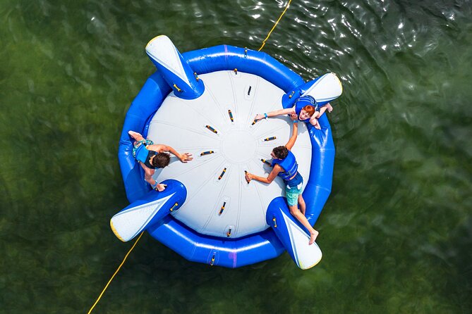 Shell Island Inflatable Adventure Park & Dolphin Sightseeing Tour - Choosing between bouncing, paddling, and relaxing