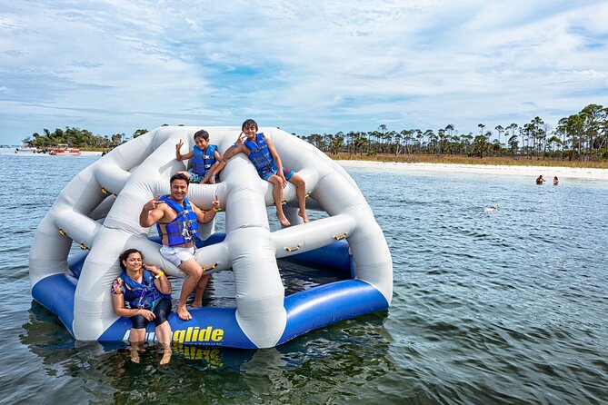 Shell Island Inflatable Adventure Park & Dolphin Sightseeing Tour - Crossing Grand Lagoon on the Privateer