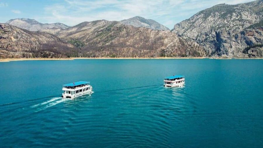 Side: Guided Tour and Electric Catamaran Cruise, Waterfall - A full day beyond Side’s resort strip