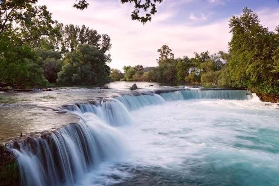 Side: Guided Tour and Electric Catamaran Cruise, Waterfall - Gözleme and the traditional village house