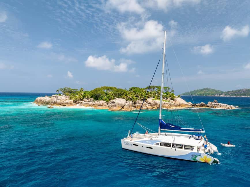 Sister, Coco, and Felicite Island: Seychelles Catamaran Tour - Sister Island: a private beach and clear lagoon
