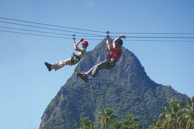 Soufriere Catamaran Excursion with Zip Lining from Castries - Key points at a glance