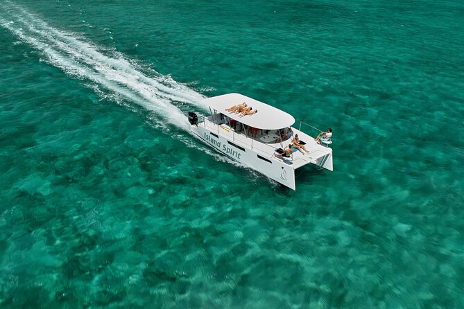 SouthEast Lagoon Discovery on shared basis on a Power Catamaran - Le Morne Brabant and the chance to spot wildlife