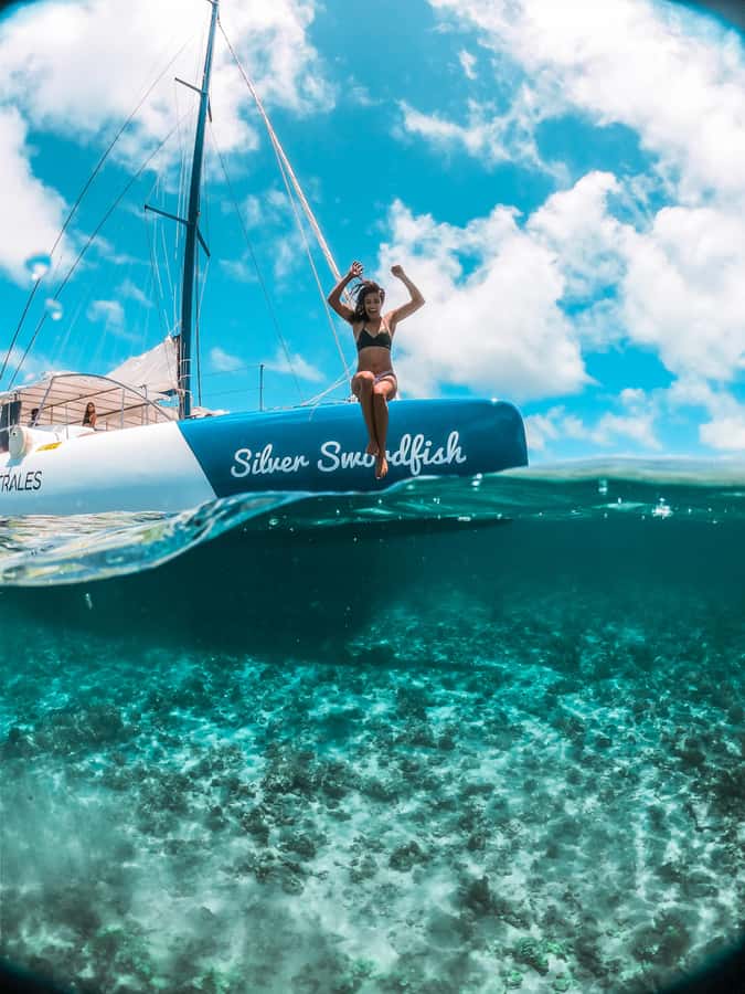 Southeast of Mauritius: Catamaran Cruise w/ BBQ Lunch - Trou Moutou and the first swim