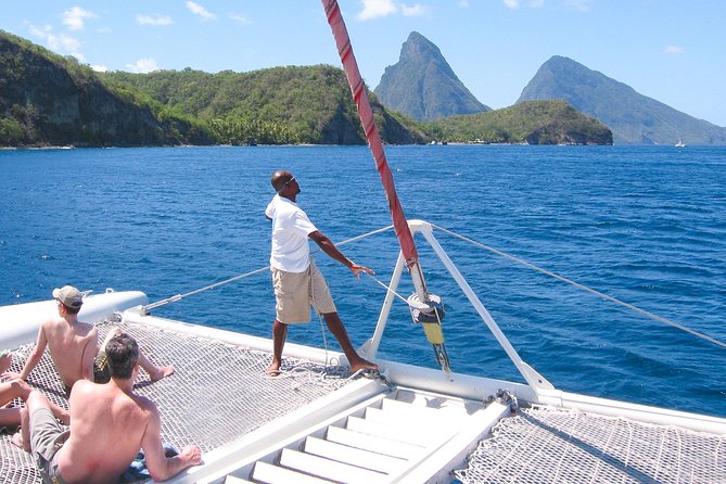 St Lucia Catamaran Day Sailing and Sightseeing Tour - A Creole buffet before returning to the boat