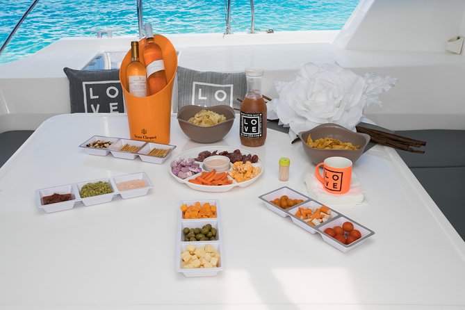 St Maarten Luxury Catamaran Full-Day Group Charter - Water activities and time to relax
