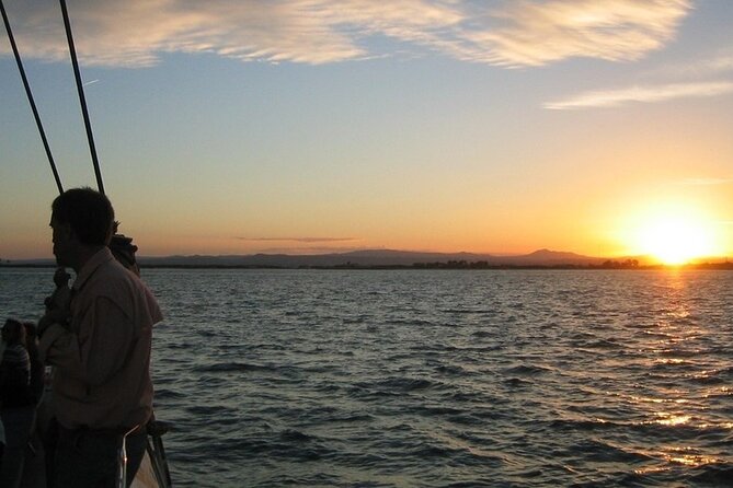 Sunset in Dénia from the Catamaran Mundo Marino - What the catamaran is really like