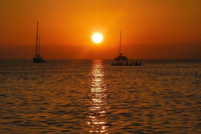 Sunset in Dénia from the Catamaran Mundo Marino - Value at $21.72 per person