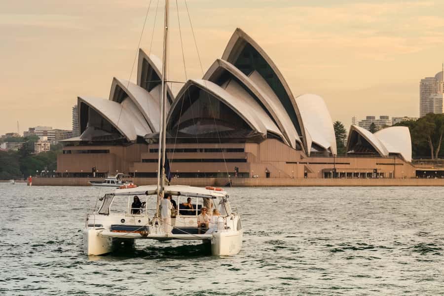 Sydney Harbour: Sunset Catamaran Cruise - Snacks, Soft Drinks, and Your Own Bottle