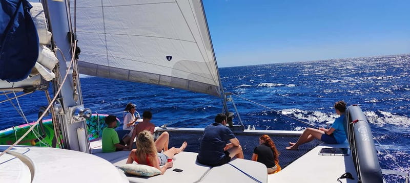 Tenerife: PRIVATE Catamaran cruise with Lunch and Drinks - Forty-five minutes along Tenerife’s south coast