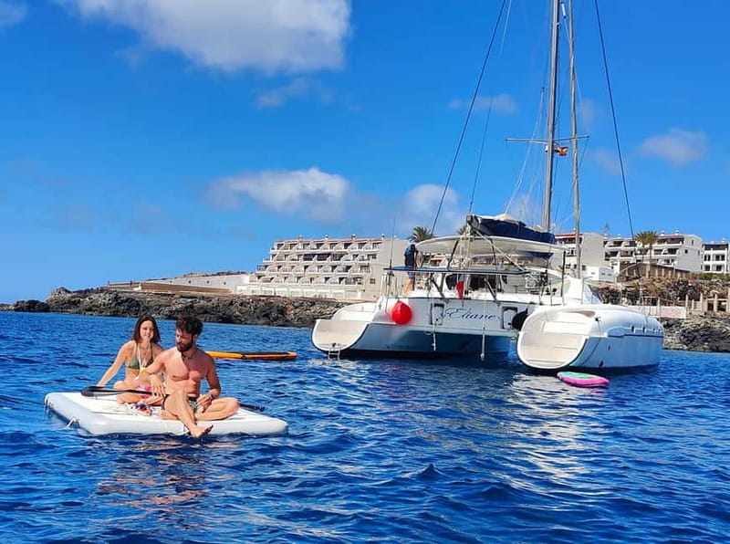 Tenerife: PRIVATE Catamaran cruise with Lunch and Drinks - Lunch, tapas, and drinks on the water