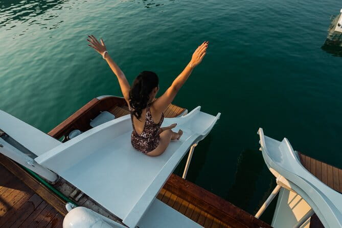 The Catba Catamaran Day Tour Lan Ha Bay Cruise Trips - Boarding the catamaran at Ben Beo Pier