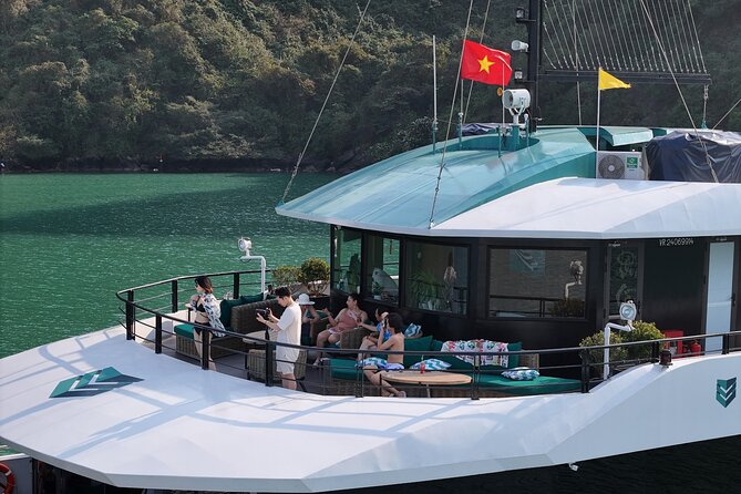 The Halong Catamaran Premium Day Cruise From Ha Long Bay - A polished catamaran with a relaxed six-hour plan