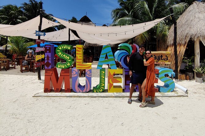 Trip to Isla Mujeres by Catamaran, with snorkeling and drinks - One and a half hours on Isla Mujeres