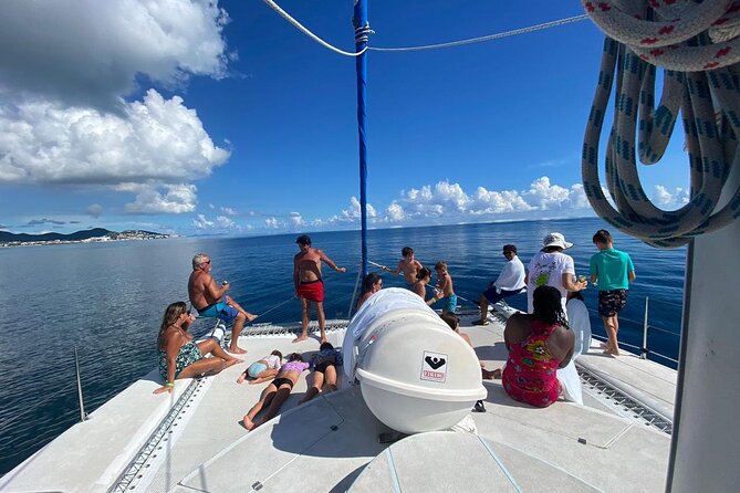 Tropical Catamaran Snorkeling & Sailing - Maho Beach and the changing route