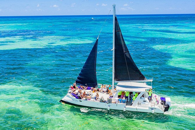 Up to 15 passengers Private Catamaran Sailing from Punta Cana - Barbecue, open bar, and music on the boat