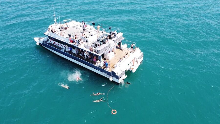 Valencia: Catamaran Cruise with Stop for Swimming - From Valencia Marina toward Port Saplaya