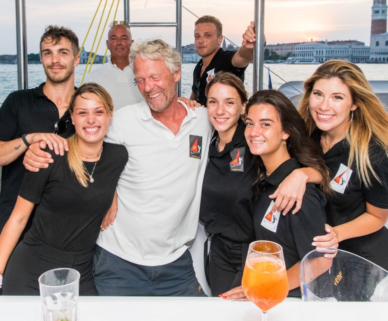 Venice: Lagoon Catamaran Cruise with Music and Drinks - Crossing the open lagoon toward Lido