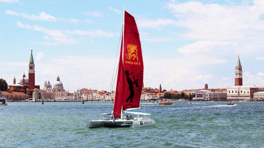 Venice: Lagoon Catamaran Cruise with Music and Drinks - Lido and the wide-water views