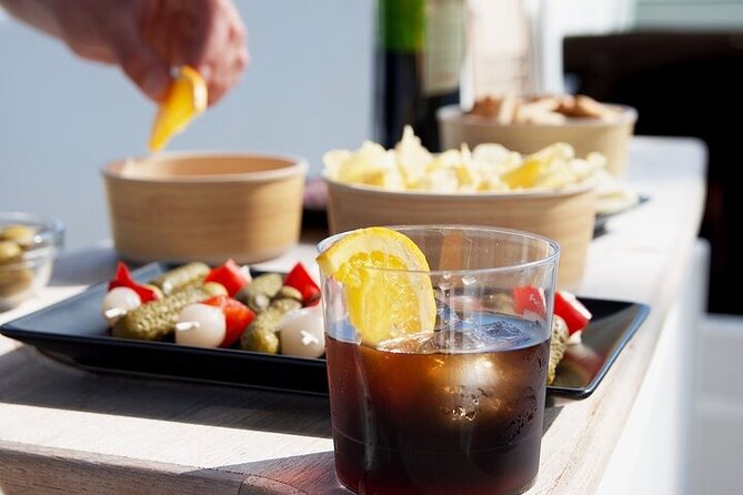 Vermouth in Catamaran A gastronomic experience in Barcelona - Music and the character of the crew