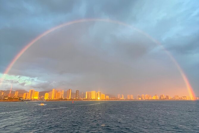 Waikiki Sunset Cruise Catamaran Boat Tour on Oahu - Snacks, hot drinks, and BYOB value
