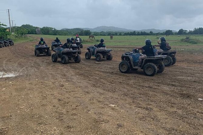 Zipline, Horseback Ride, ATV and Catamaran from Montego Bay - ATV riding through the countryside